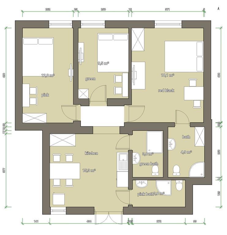 Studio 4U Будапешт Номер фото